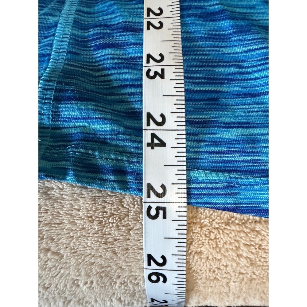Under Armour Womens Blue Space Dye AllseasonGear Quarter Zip Pullover Large - Picture 7 of 10